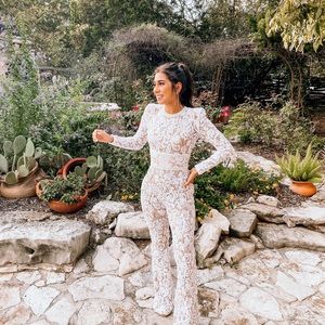 COPY - Nadine Bella white jumpsuit